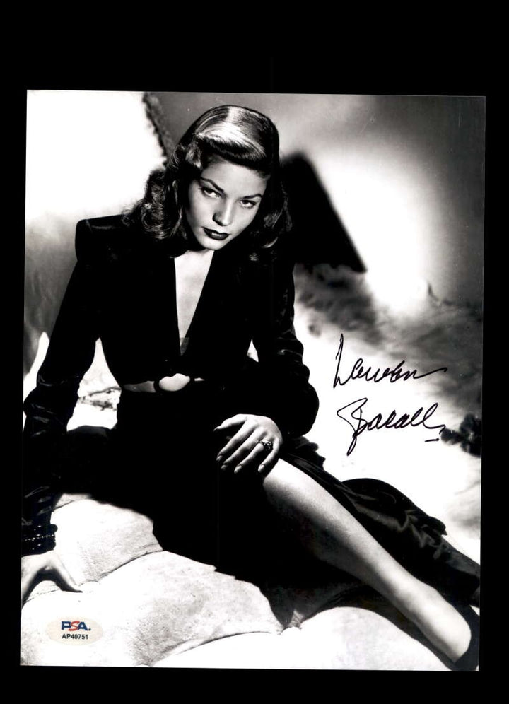 Lauren Bacall PSA DNA Coa Signed 8x10 Photo Autograph