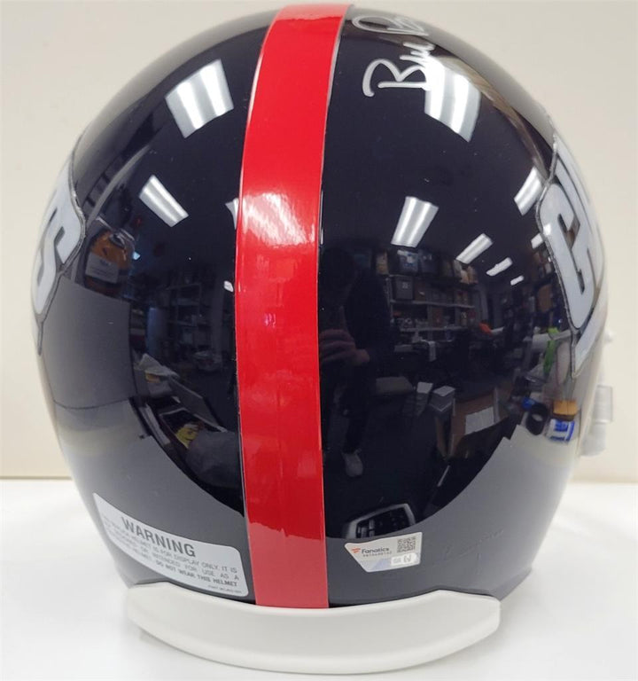 Bill Parcells signed Full Size Replica Helmet NY Giants autograph Fanatics Holo