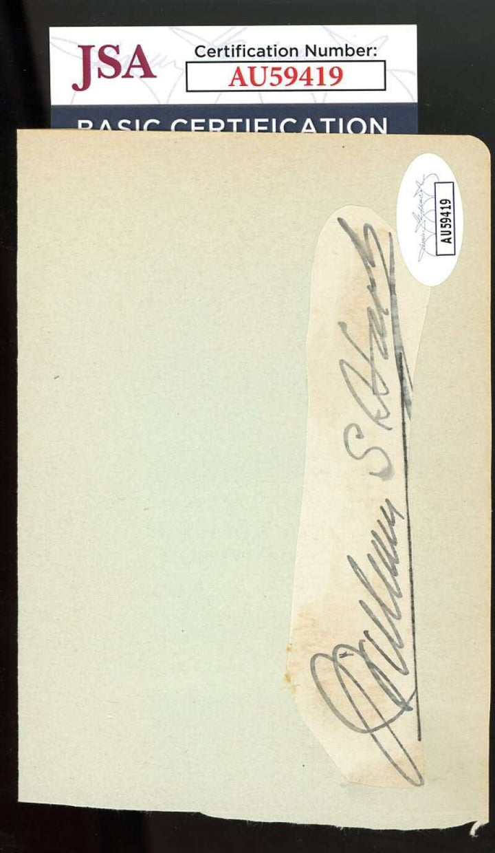 William S Hart JSA Coa Signed Album Page Cut Autograph