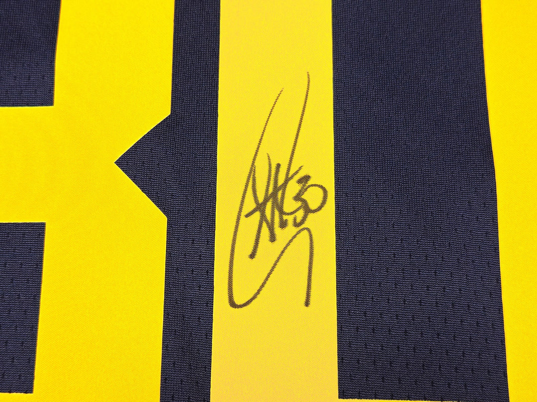 Warriors Stephen Curry Auto Blue Nike Jordan Statement Jersey 48 Bible Verse BAS