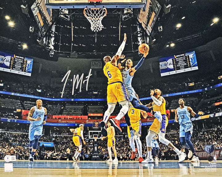 Ja Morant Signed 16x20 Photo Memphis Grizzlies vs. LeBron James Beckett