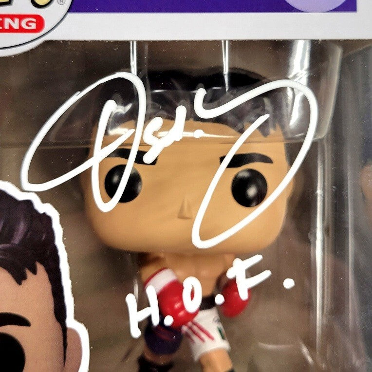 Oscar De La Hoya signed RARE "HOF" Funko Pop autograph ~ BAS Beckett Holo