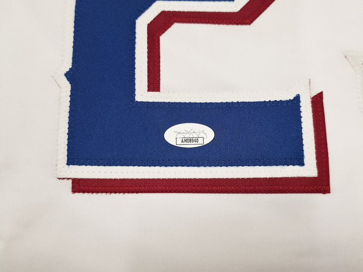 Texas Rangers Adrian Beltre Autographed White Jersey JSA