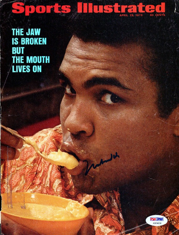 Muhammad Ali Autographed Signed Sports Illustrated Magazine Cover PSA/DNA