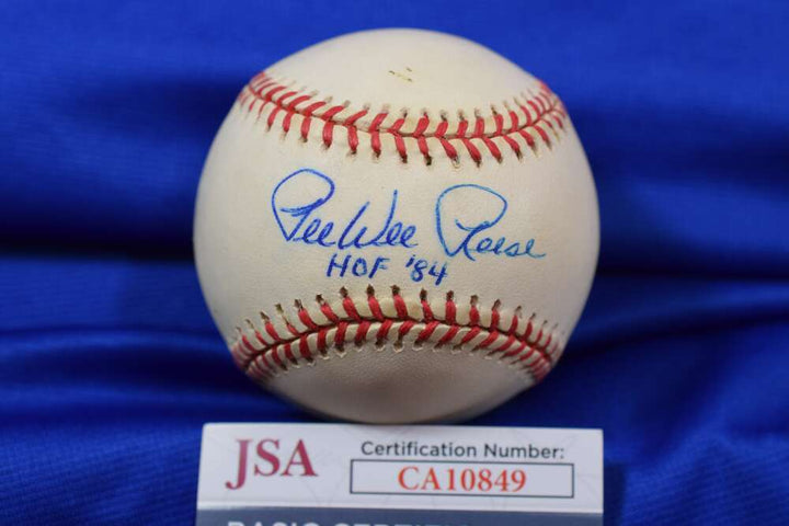 Pee Wee Reese HOF 84 JSA Coa Autograph National League Signed Baseball