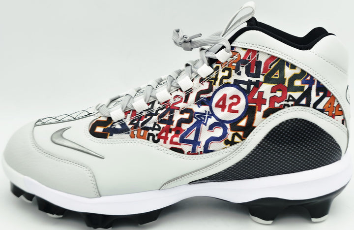 Ken Griffey Jr Auto White Nike Griffey 2 Mcs Jackie Robinson Day Baseball Cleats