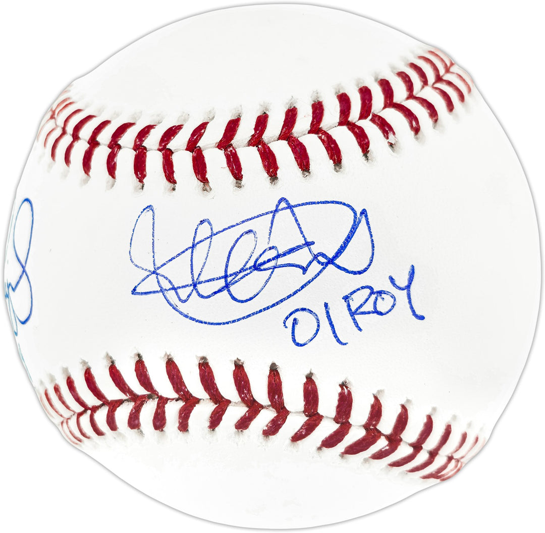 Ichiro Suzuki & Albert Pujols Signed MLB Baseball "01 ROY" IS Holo & Beckett Wit