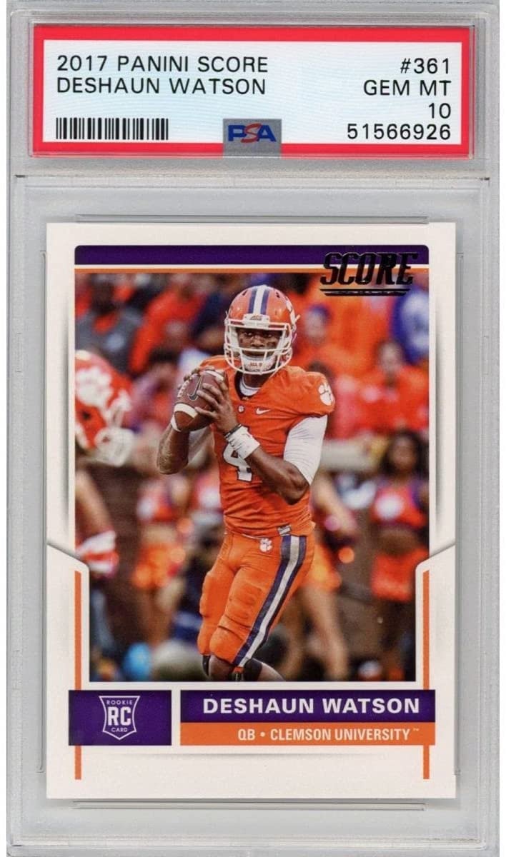 Graded 2017 Panini Score DESHAUN WATSON #361 Rookie Card PSA 10 Mint