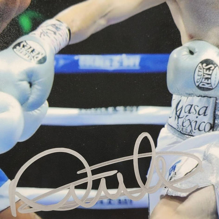 Oscar Duarte signed 8x10 photo boxing autograph ~ Beckett BAS