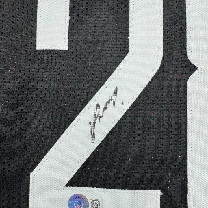 Autographed/Signed Alperen Sengun Houston Black Jersey Beckett COA