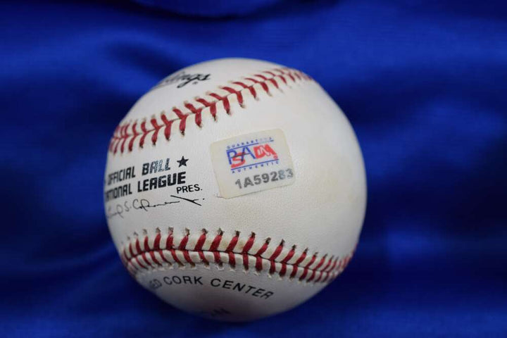 Johnny Podres PSA DNA Autograph National League Signed Baseball 55 WS MVP