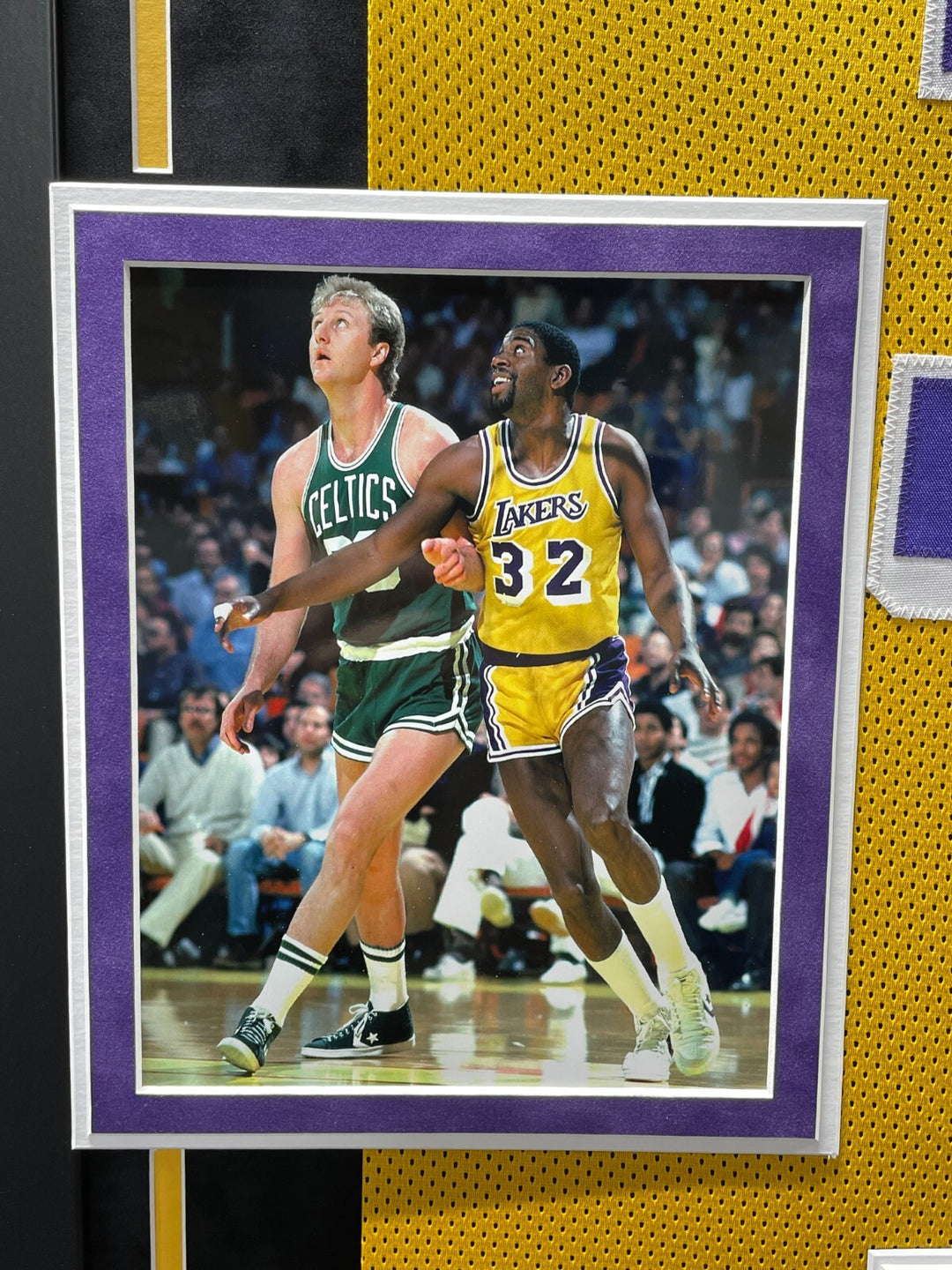 Magic Johnson Autographed Los Angeles Lakers Jersey Framed BAS Beckett Signed LA