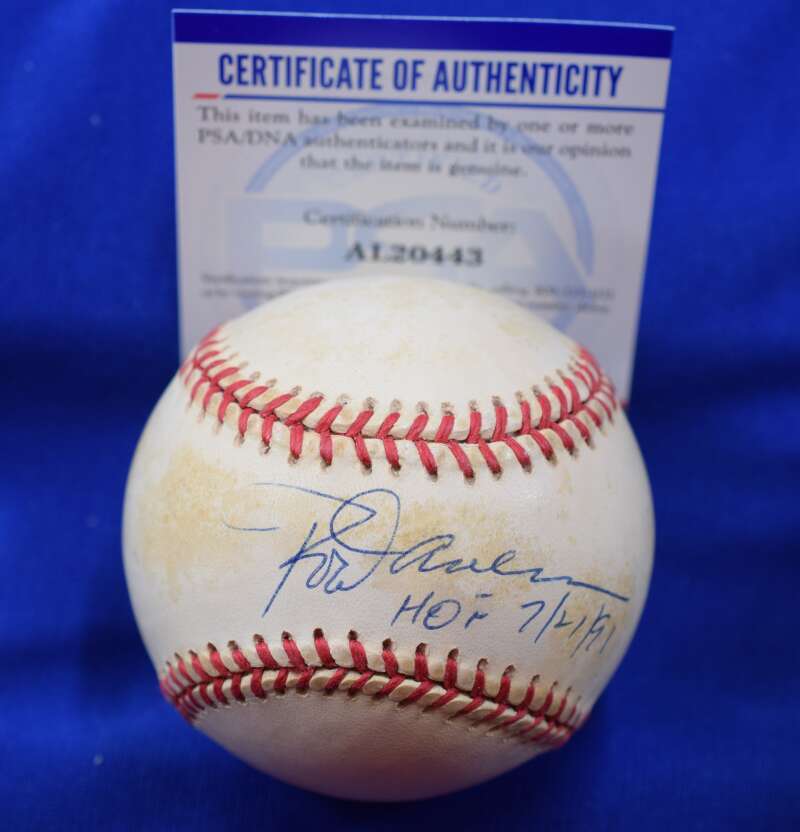 Rod Carew HOF 91 PSA DNA Coa Autograph American League OAL Signed Baseball