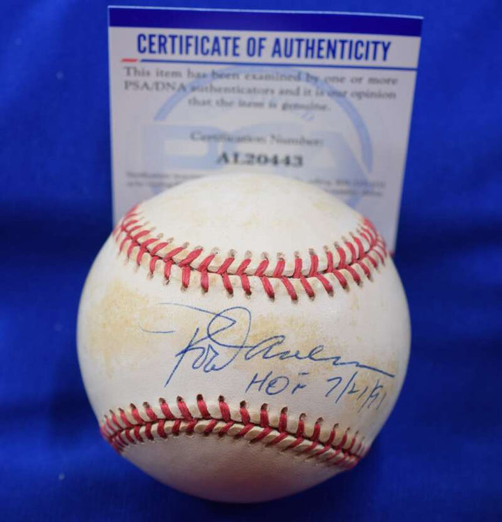 Rod Carew HOF 91 PSA DNA Coa Autograph American League OAL Signed Baseball