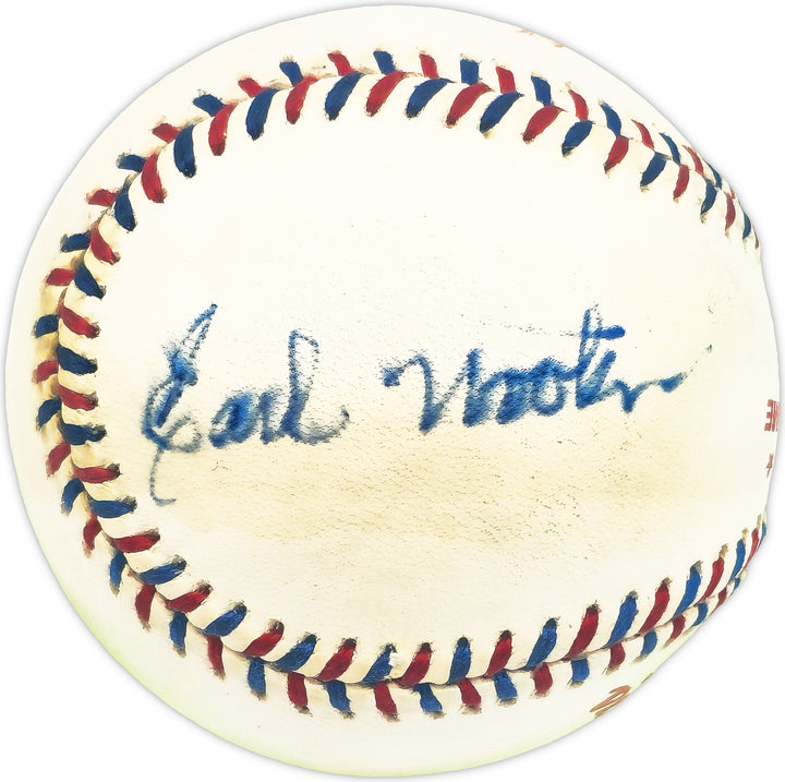 Earl Wooten Auto Signed Official 1997 ASG Logo Baseball Senators Beckett BM25912