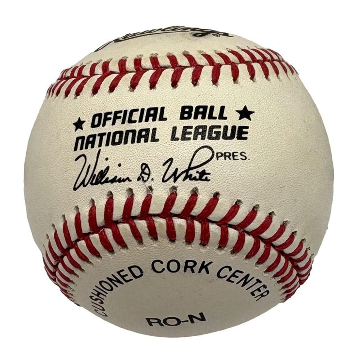 Willie Mays San Francisco Giants Signed Official NL Baseball BAS AE65412