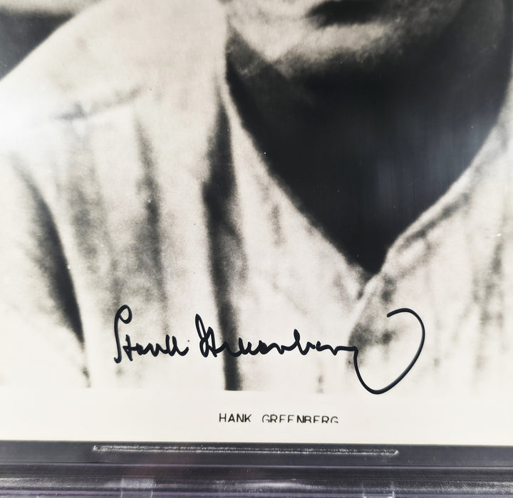 Hank Greenberg Signed 8x10 Photo Detroit Tigers Auto GM 10 Beckett #18630338