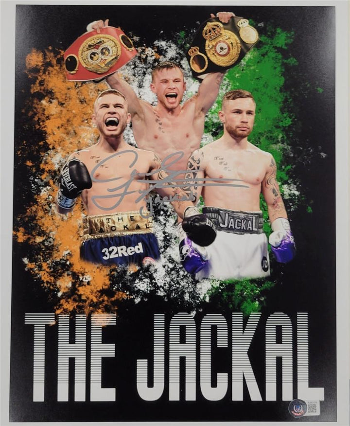 Carl Frampton signed "Jackal" 11x14 photo boxing autograph ~ Beckett BAS (B)