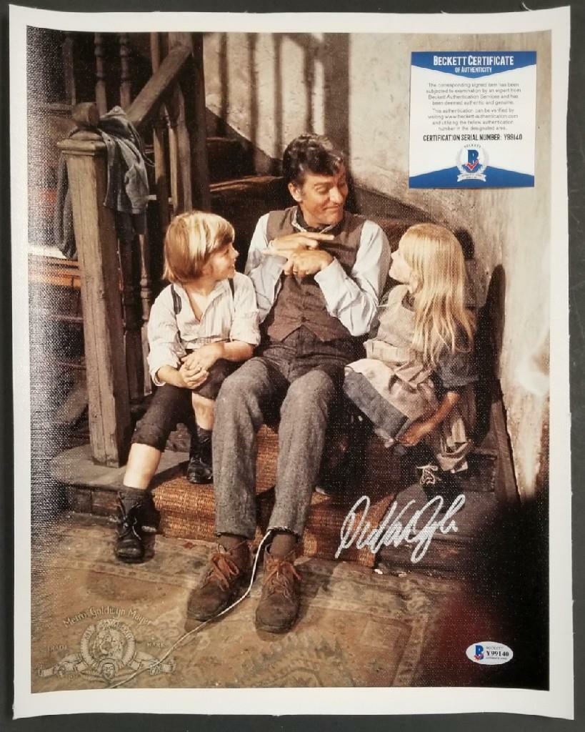 Dick Van Dyke signed Chitty Chitty Bang Bang 11x14 Canvas Photo Auto ~ BAS COA