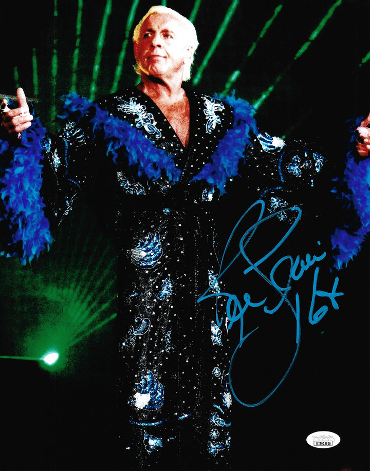 Ric Flair Signed 11x14 Photo "16x" JSA