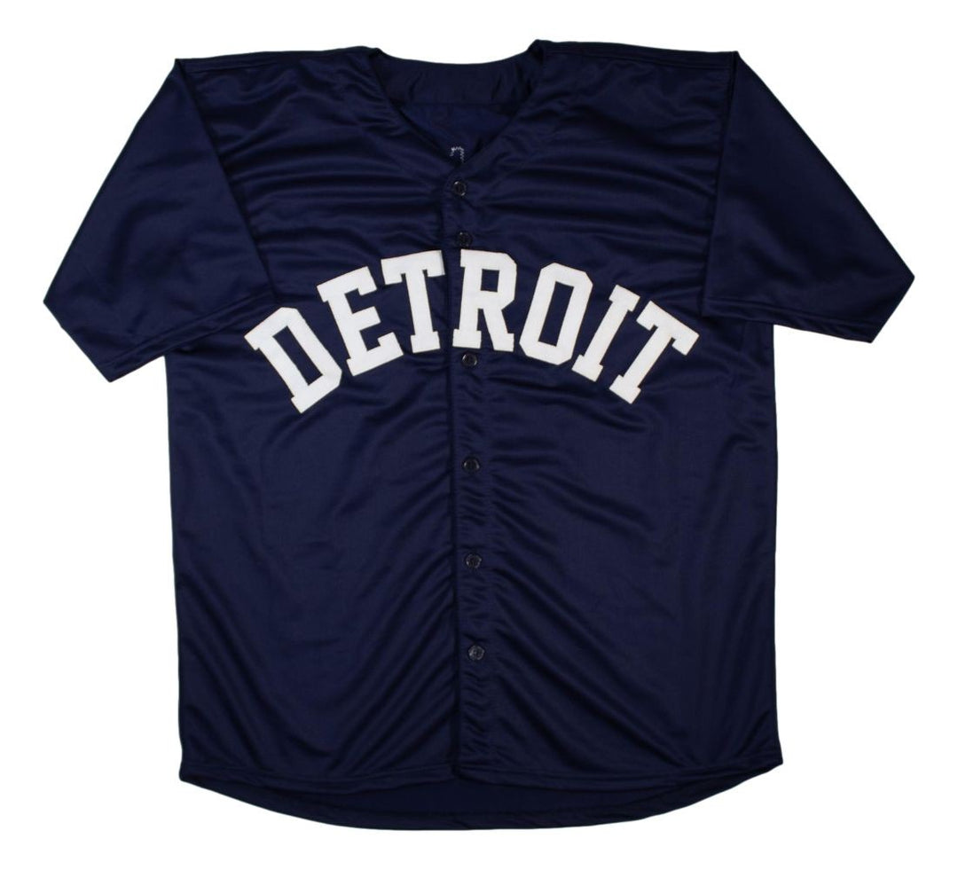 Jace Jung Detroit Signed Navy Baseball Jersey BAS