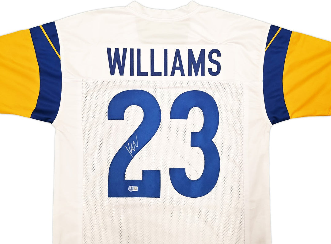 Los Angeles Rams Kyren Williams Signed White Jersey Beckett