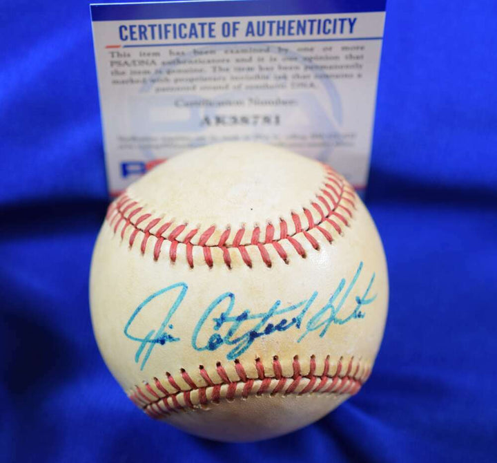 Jim Catfish Hunter PSA DNA Cert Autograph American League OAL Signed Baseball