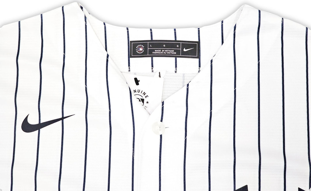 New York Yankees Anthony Volpe Signed White Nike Jersey Size L Fanatics Holo