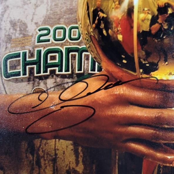 READ Ray Allen signed Boston Celtics 11x14 photo autograph PSA ~ (CREASED)