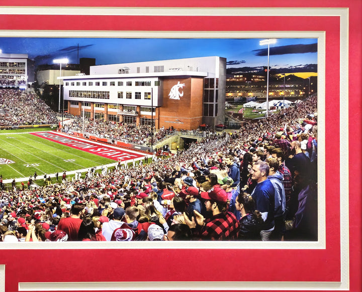Unsigned 12x36 Panoramic Washington State Cougars College Gameday Win vs Oregon