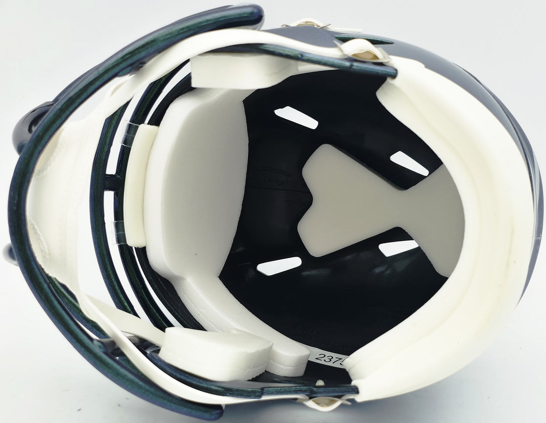 Julian Love Signed Seattle Seahawks Rivalries Speed Mini Helmet MCS Holo