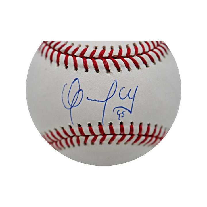 Oswaldo Cabrera New York Yankees Autographed Signed Inscribed "1st MLB Hit 8/18/22" OMLB Baseball (CX Auth)