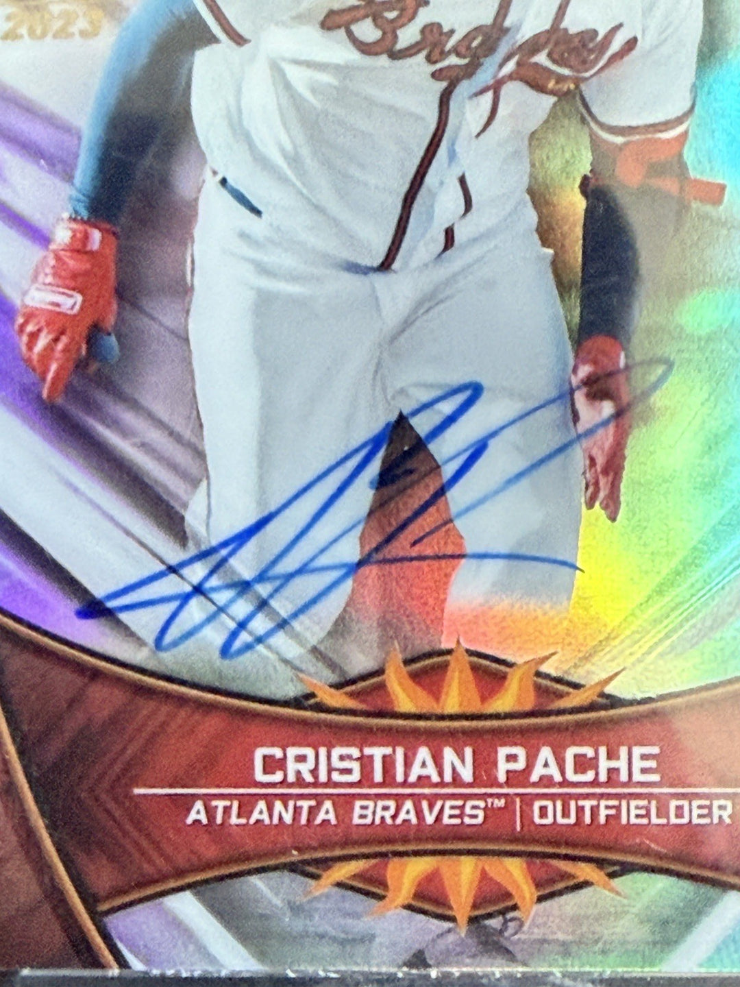 2023 Topps Archives Signature Series Cristian Pache 1/1 Mint Auto Braves Sealed
