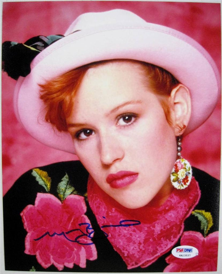 MOLLY RINGWALD Signed Pretty In Pink 8x10 Photo PSA/DNA ITP COA Auto Autograph
