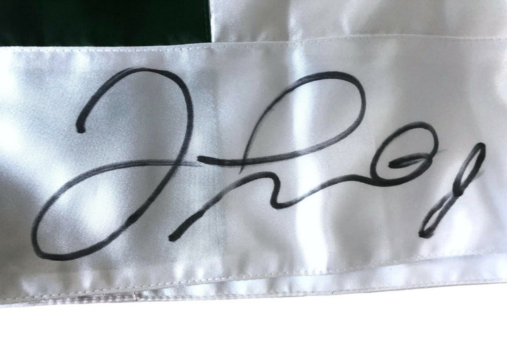 Floyd Mayweather Jr Signed vs. De La Hoya Boxing Trunks #D 38/50 BAS COA w/ Stat