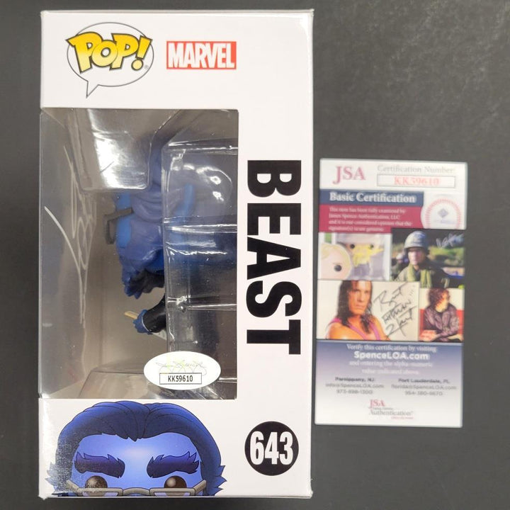 Kelsey Grammer signed Beast X-Men Funko Pop autograph white ~ JSA COA