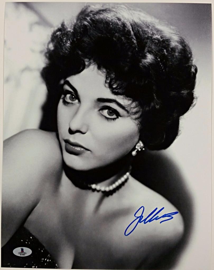 JOAN COLLINS Signed 11x14 Photo Actress AUTO #2 w/ BAS Beckett COA Autograph