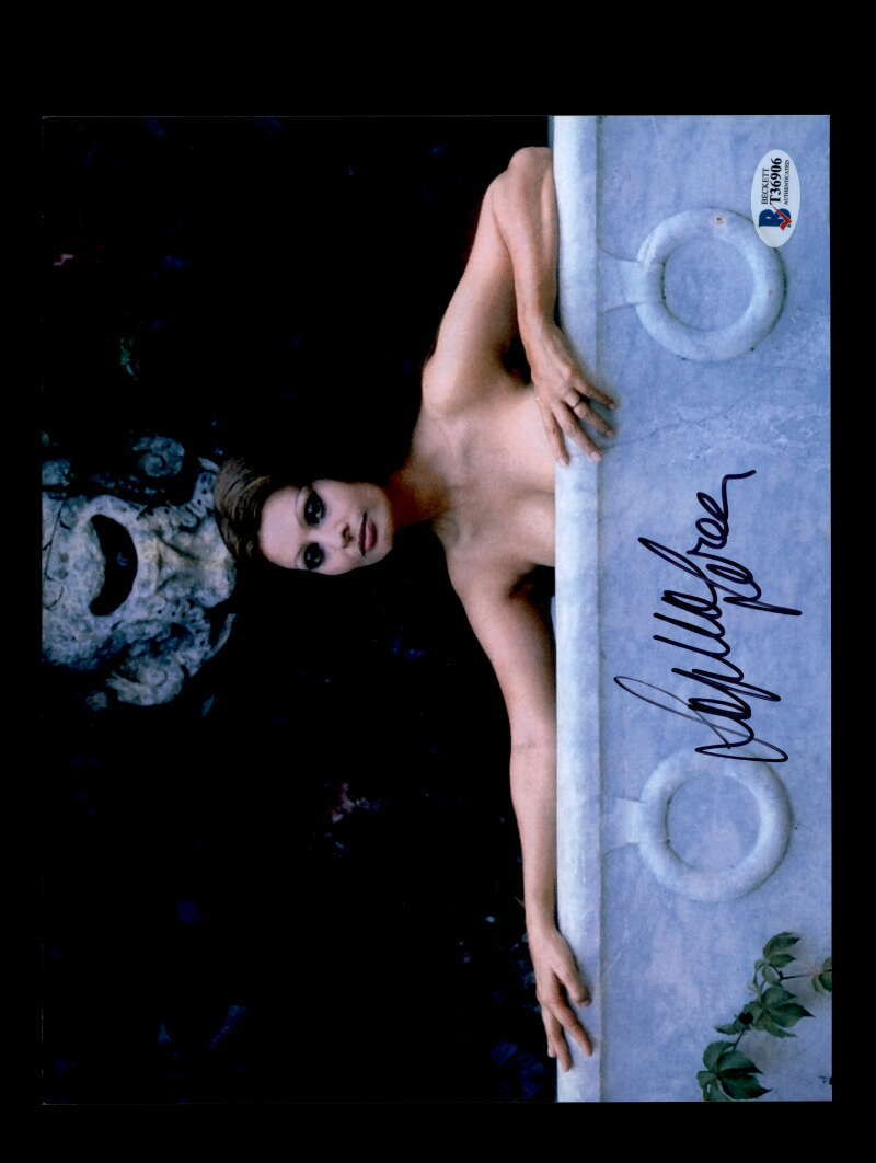 Sophia Loren Beckett BAS Signed 8x10 Photo Autographed