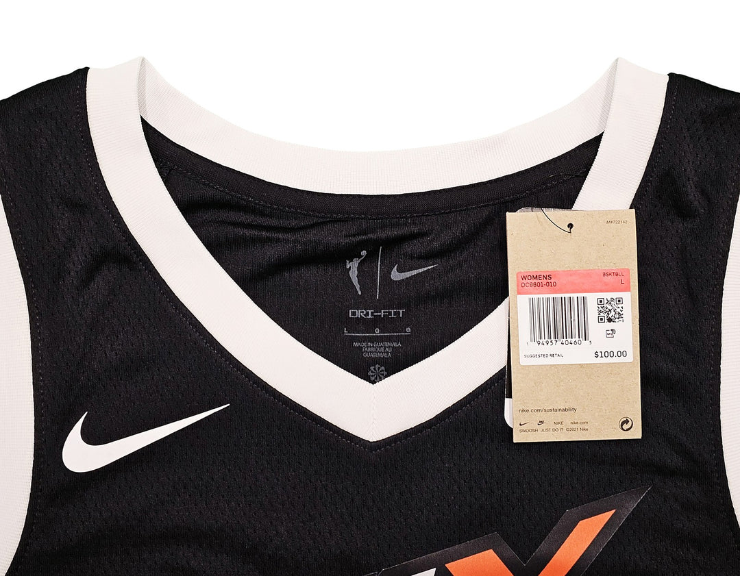 Phoenix Mercury Diana Taurasi Auto Black Nike Rebel Edition Jersey Sz L Beckett