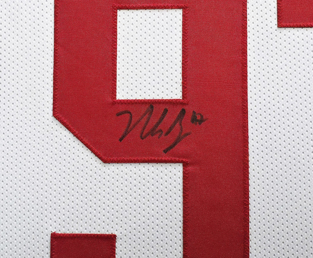San Francisco 49ers Nick Bosa Signed Framed White Jersey Beckett Witness