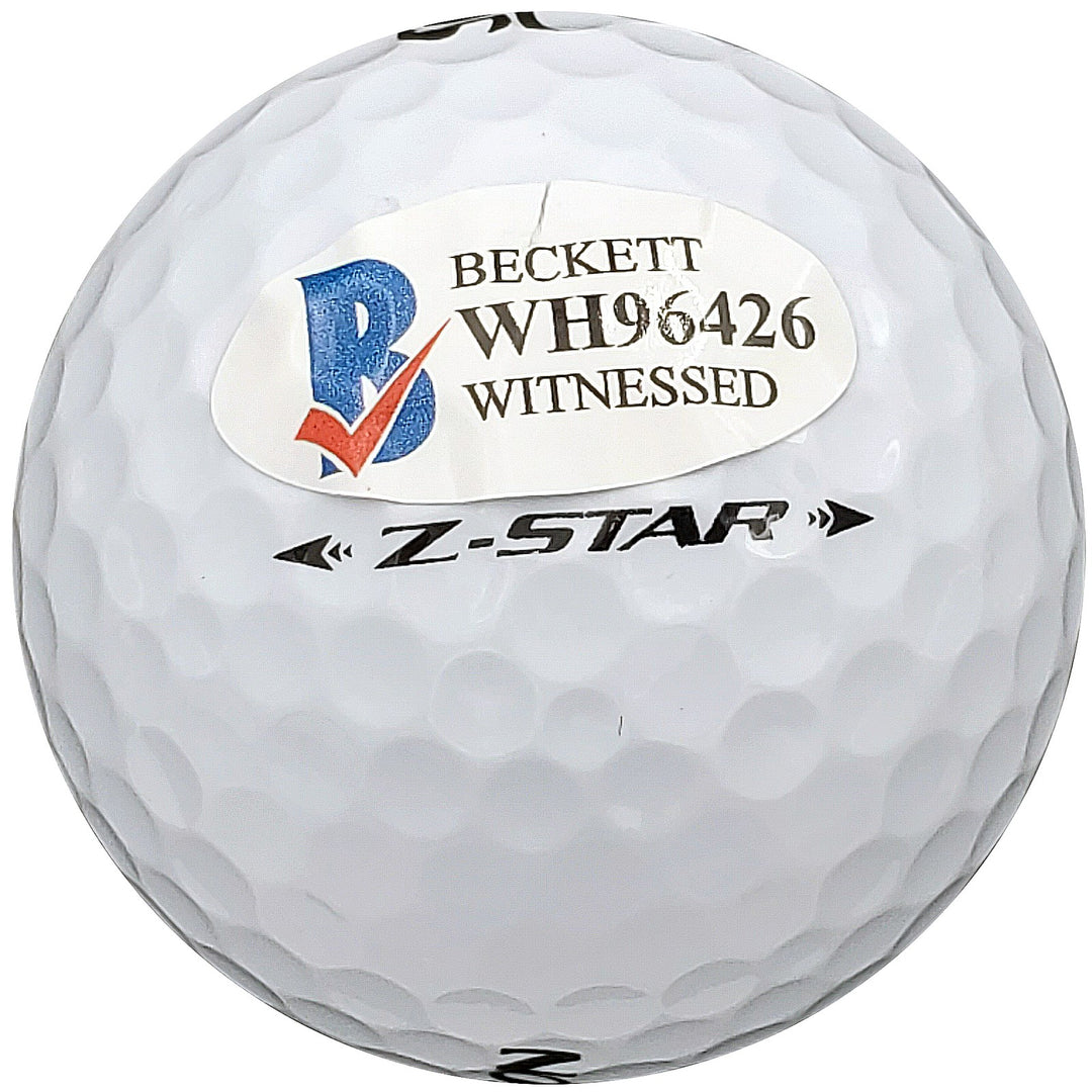 Hideki Matsuyama Autographed Signed Srixon Golf Ball Z Star Beckett BAS