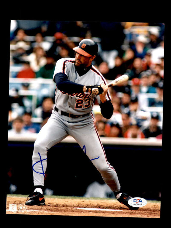 Kirk Gibson PSA DNA Coa Signed 8x10 Photo Tigers Autograph