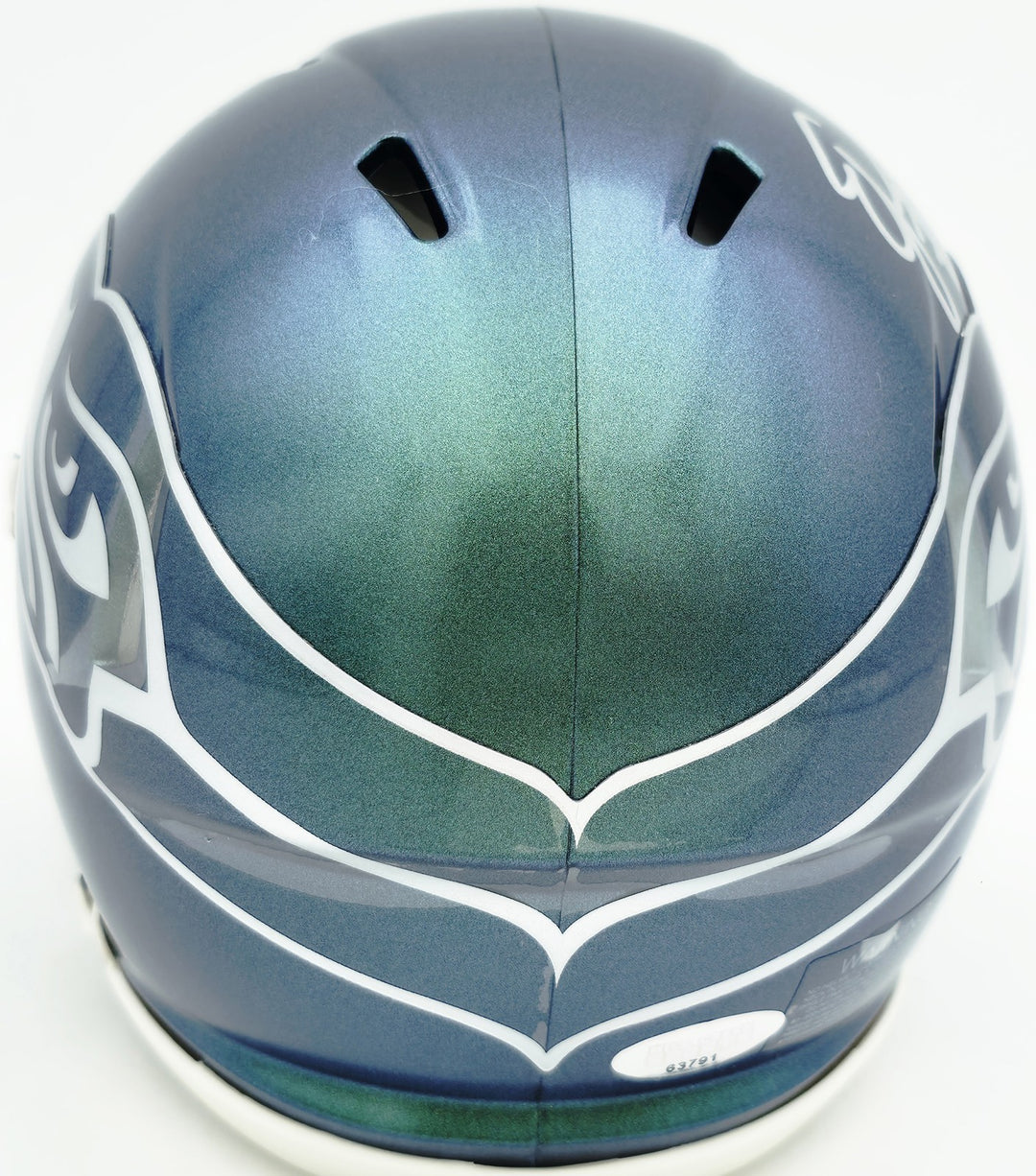 Ernest Jones IV Signed Seattle Seahawks Rivalries Speed Mini Helmet MCS Holo