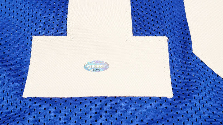 Seattle Seahawks Jim Zorn Autographed Signed Blue Jersey MCS Holo