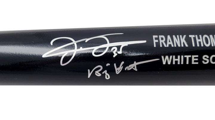 Frank Thomas Auto Black Grey Rawlings Game Model Bat White Sox Big Hurt Beckett