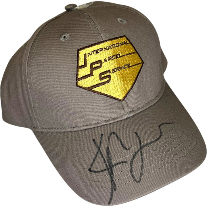 KEVIN JAMES SIGNED INTERNATIONAL PARCEL SERVICE IPS HAT THE KING OF QUEENS JSA !