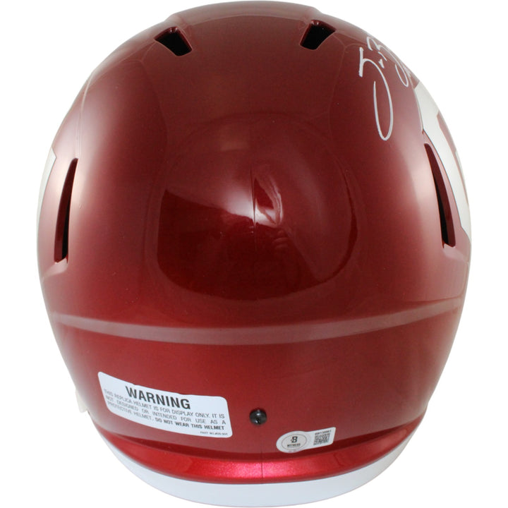 Sam Bradford Autographed Oklahoma Sooners F/S Helmet Heisman Beckett 54269