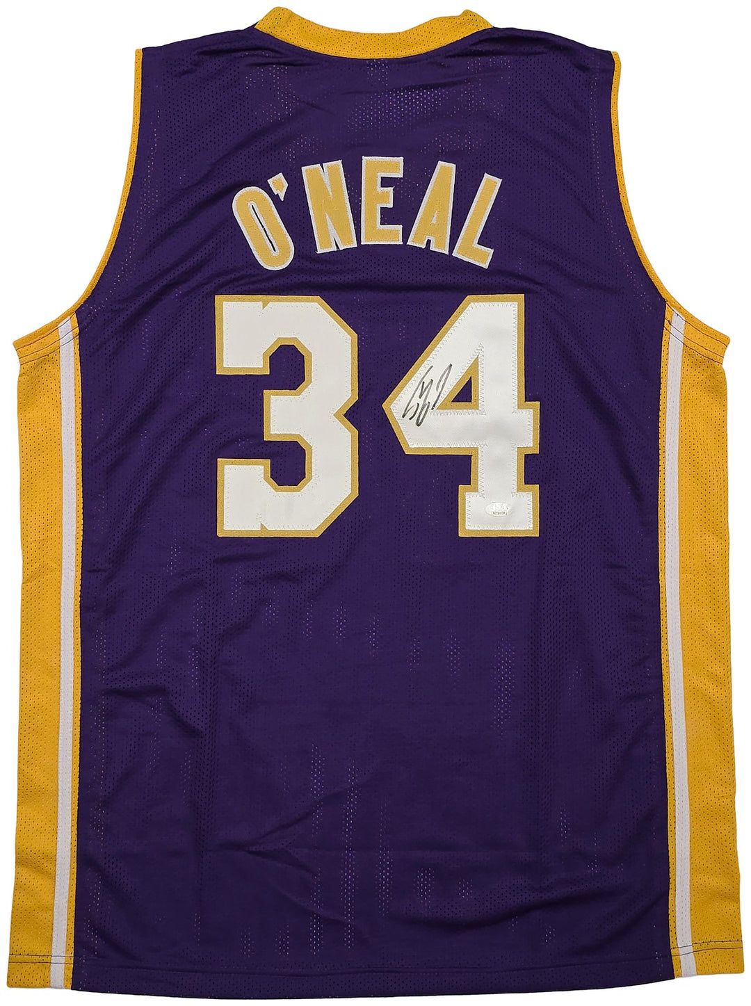 Los Angeles Lakers Shaquille Shaq O'Neal Signed Purple Jersey JSA