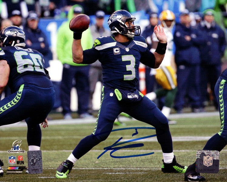 Russell Wilson Autographed Signed 8x10 Photo Seattle Seahawks RW Holo