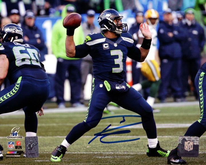 Russell Wilson Autographed Signed 8x10 Photo Seattle Seahawks RW Holo